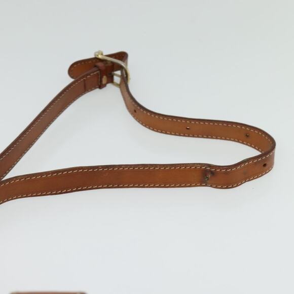 CELINE Macadam Canvas Shoulder Bag Pvc Beige Gold - Picture 8 of 13